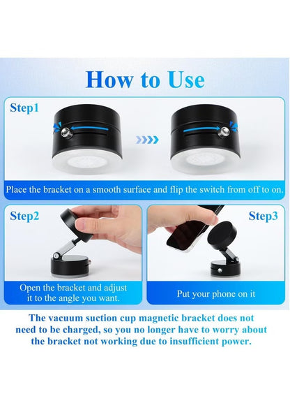 Magnetic Phone Holder for Car Secure & Stable Mount