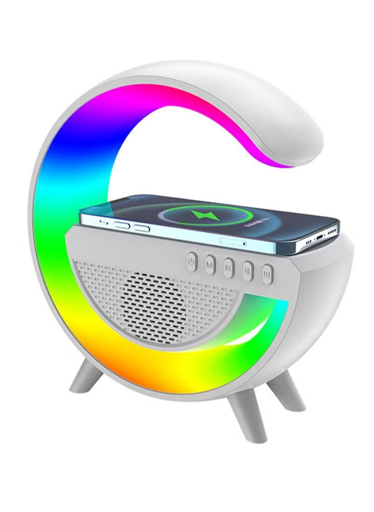 Portable Smart Speaker with Adjustable Ambience Light