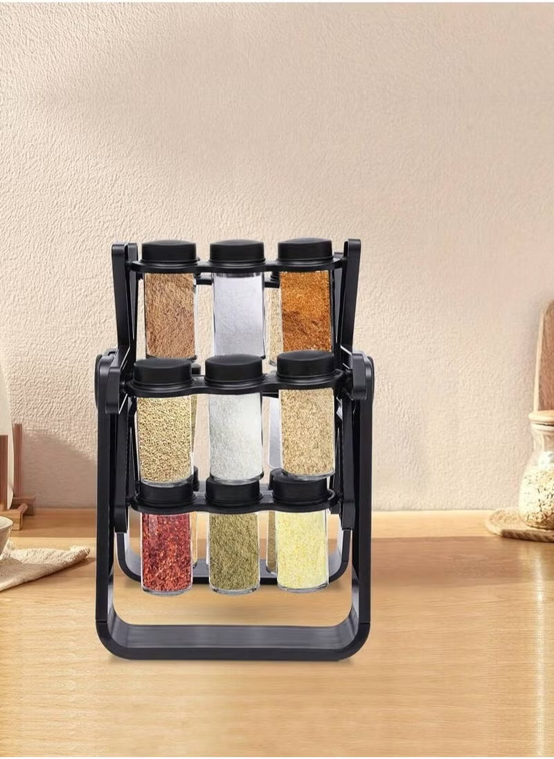 360° Rotating Spice Rack Set Ferris Wheel Design