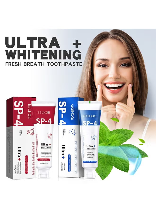 Whitening Probiotic Toothpaste Fresh Breath & Healthy Gums