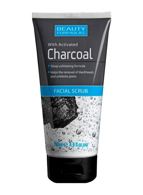 Charcoal Face Scrub Remove Blackheads & Dead Skin