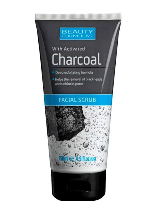 Charcoal Face Scrub Remove Blackheads & Dead Skin